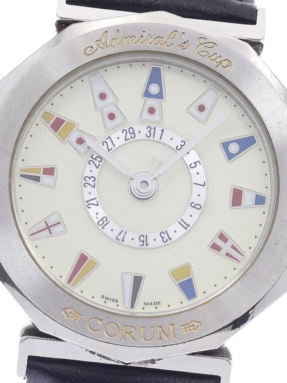 CORUM Admirals cup 88.830.27 Date Beige Dial Automatic Men's Watch_948859